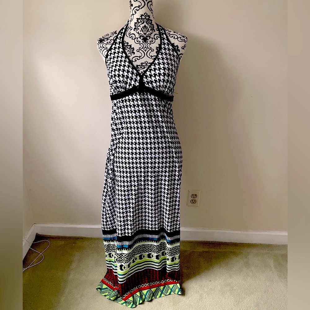 Sunflair NWT $336 Dutch Luxury Beach Pool and Post Swim Halter Vacation Dress